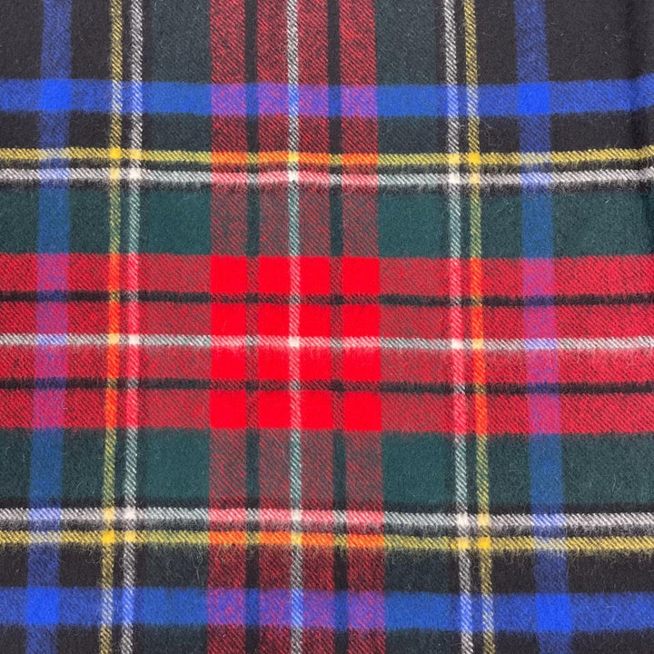 Excellent Johnstons of Elgin Scarf Tartan check fringe Multi cashmere Women