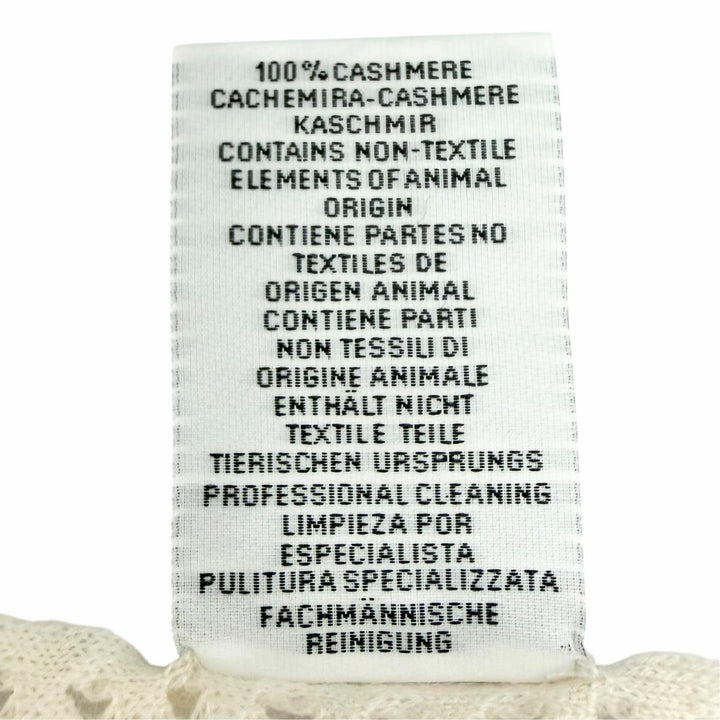 Great HERMES Stall MAILLE FILET Comes with a logo leather cashmere H259112S