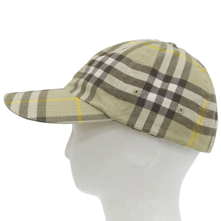 Pristine BURBERRY cap Nova Check Baseball Cap Hunter cotton mens L 8075635