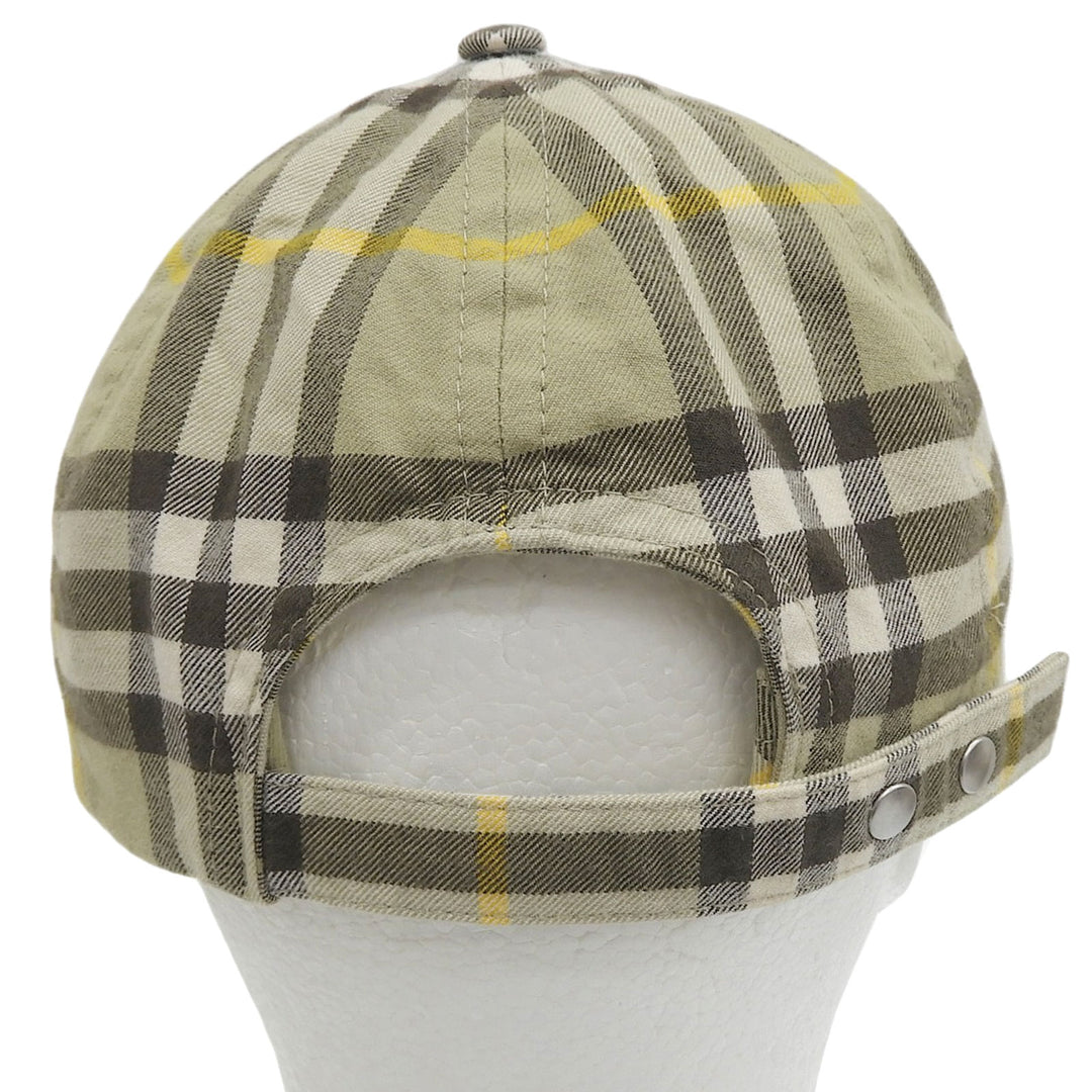 Pristine BURBERRY cap Nova Check Baseball Cap Hunter cotton mens L 8075635