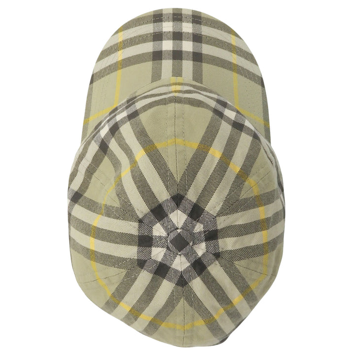 Pristine BURBERRY cap Nova Check Baseball Cap Hunter cotton mens L 8075635