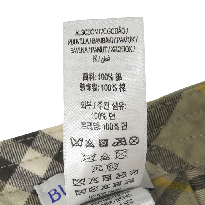 Pristine BURBERRY cap Nova Check Baseball Cap Hunter cotton mens L 8075635