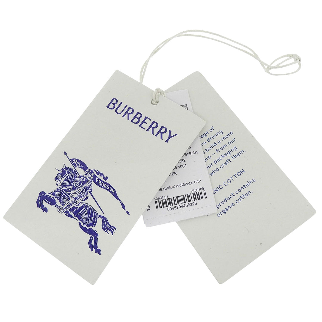 Pristine BURBERRY cap Nova Check Baseball Cap Hunter cotton mens L 8075635