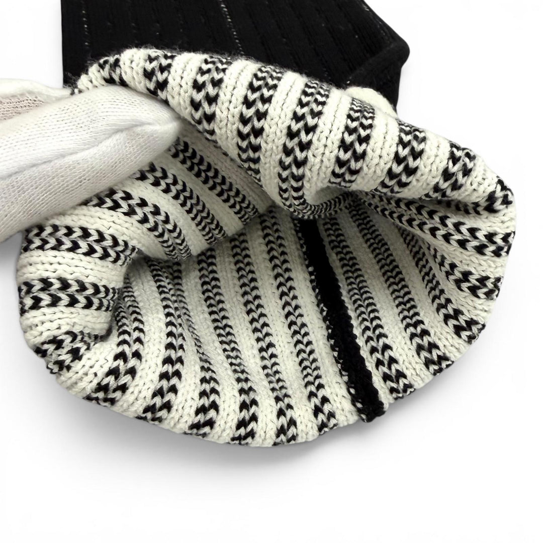 Great CHANEL Leg warmers black Viscose Women 24C