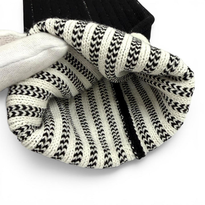 Great CHANEL Leg warmers black Viscose Women 24C