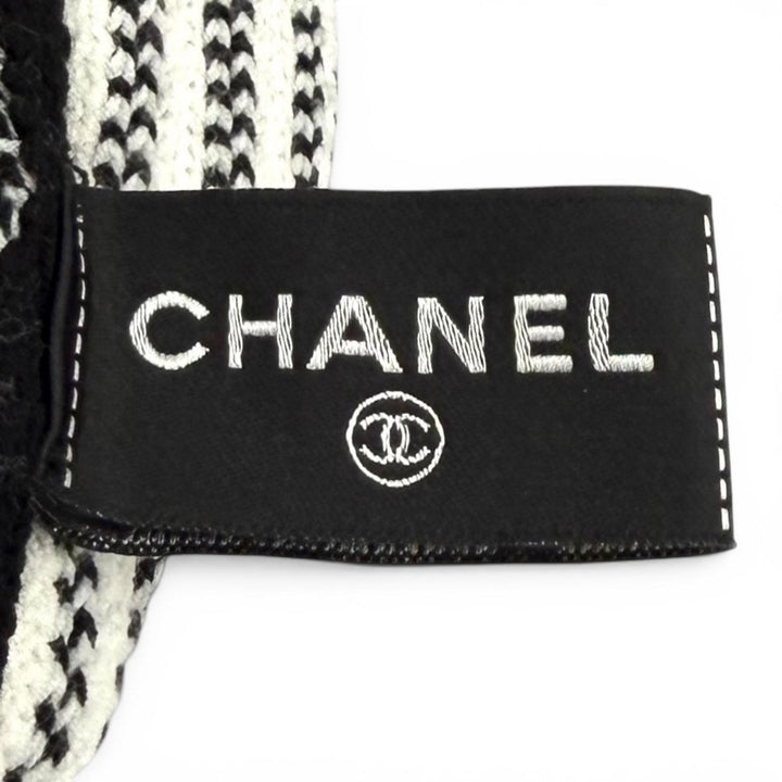 Great CHANEL Leg warmers black Viscose Women 24C