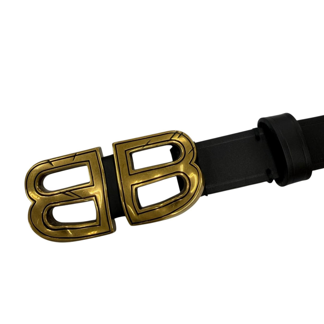 Pristine BALENCIAGA belt BB Hourglass black Women 7718870