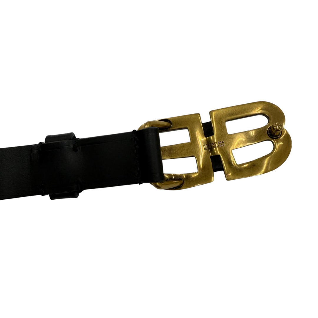 Pristine BALENCIAGA belt BB Hourglass black Women 7718870