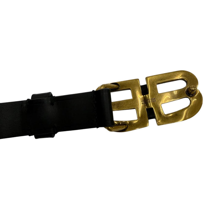 Pristine BALENCIAGA belt BB Hourglass black Women 7718870