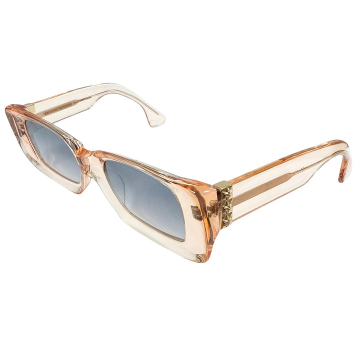 Great CHROME HEARTS sunglasses ESTREL LA Star Eyewear Clear orange