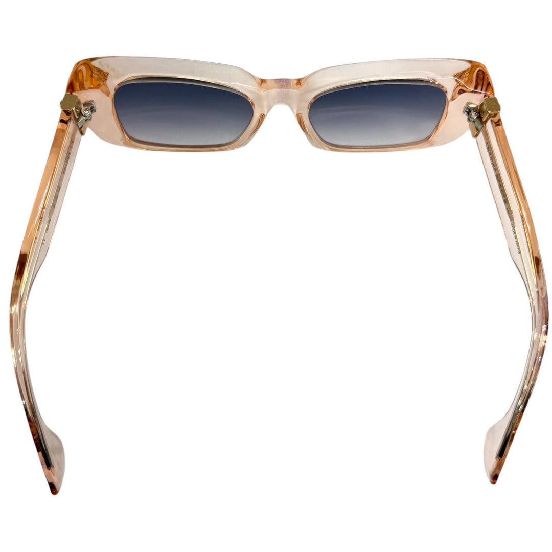 Great CHROME HEARTS sunglasses ESTREL LA Star Eyewear Clear orange