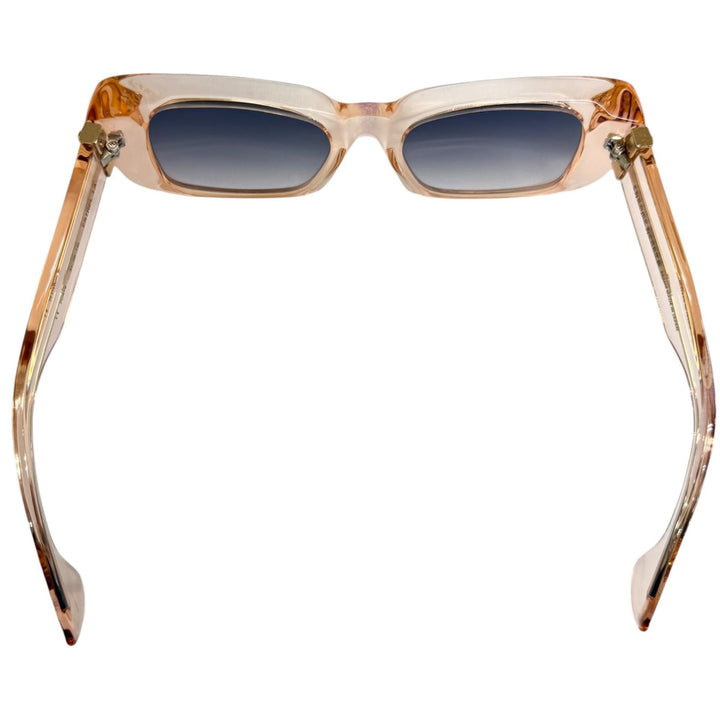 Great CHROME HEARTS sunglasses ESTREL LA Star Eyewear Clear orange