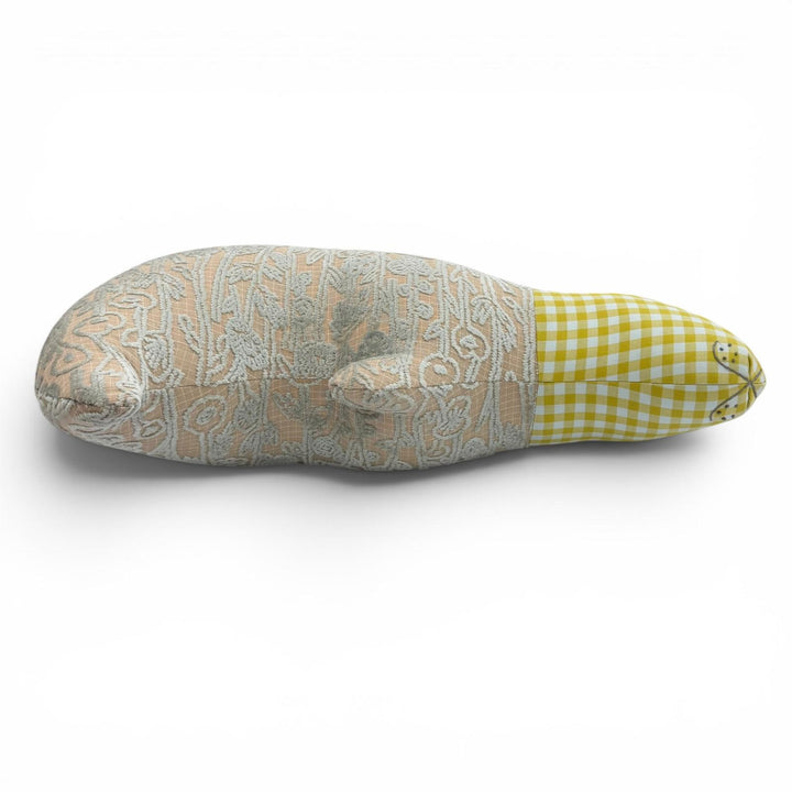 Excellent mina perhonen cushion All-over gingham check rabbit pattern Multi