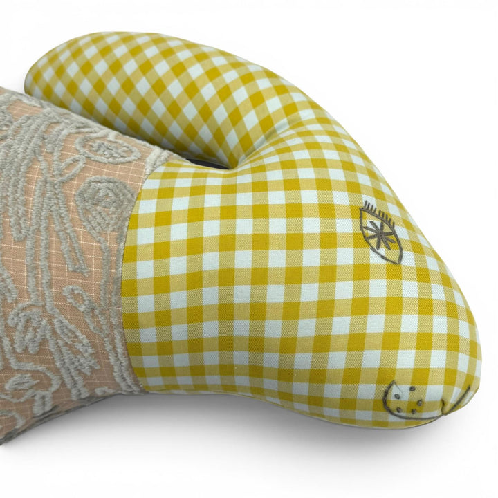 Excellent mina perhonen cushion All-over gingham check rabbit pattern Multi