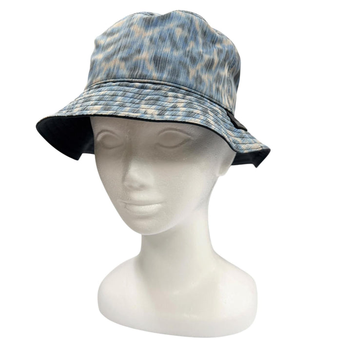 Pristine DIOR Parley hat Leopard Pattern Bucket Hat blue mens M 293C906D5547