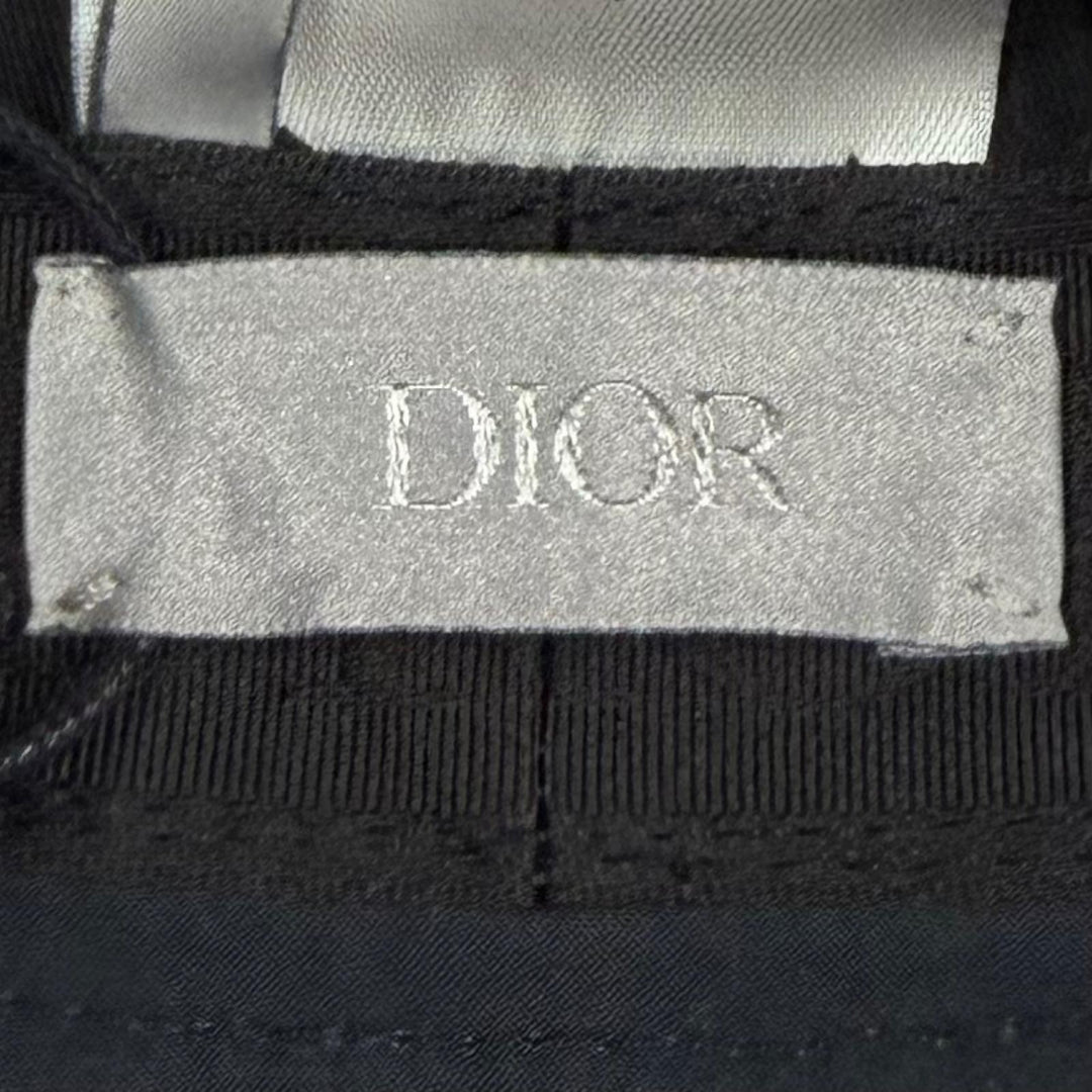 Pristine DIOR Parley hat Leopard Pattern Bucket Hat blue mens M 293C906D5547