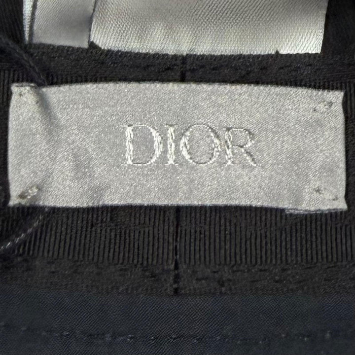 Pristine DIOR Parley hat Leopard Pattern Bucket Hat blue mens M 293C906D5547