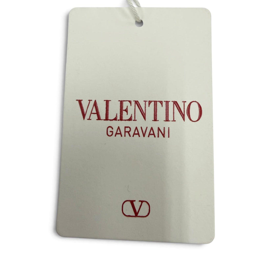 Excellent VALENTINO Cosmetics Pouch V-logo leather zip-up black XW2P0X38ZXL
