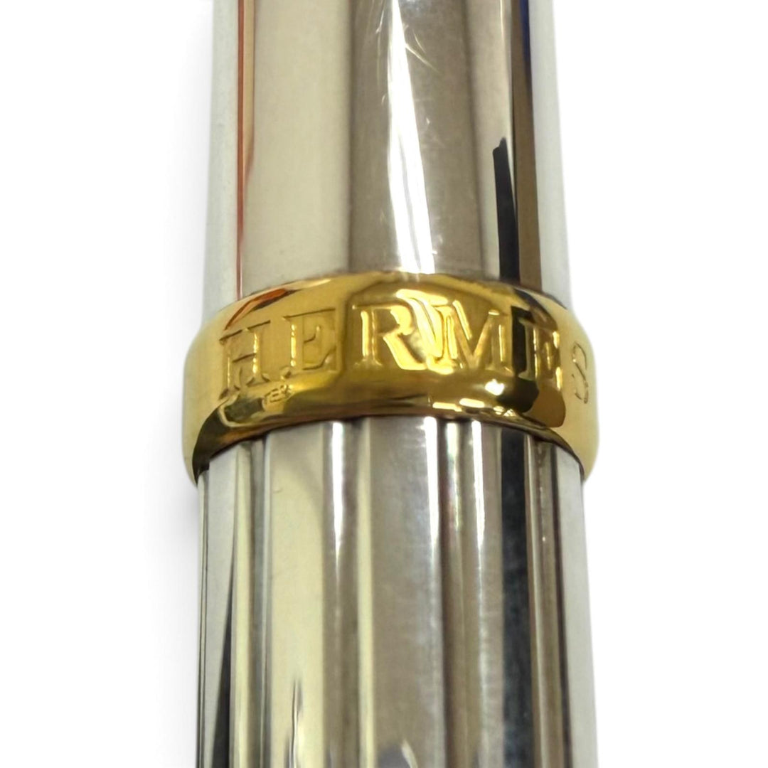 Great HERMES mechanical pencil Allegro Twist type Silver SV925 mens