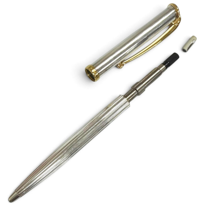 Great HERMES mechanical pencil Allegro Twist type Silver SV925 mens