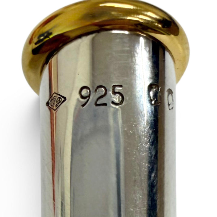 Great HERMES mechanical pencil Allegro Twist type Silver SV925 mens