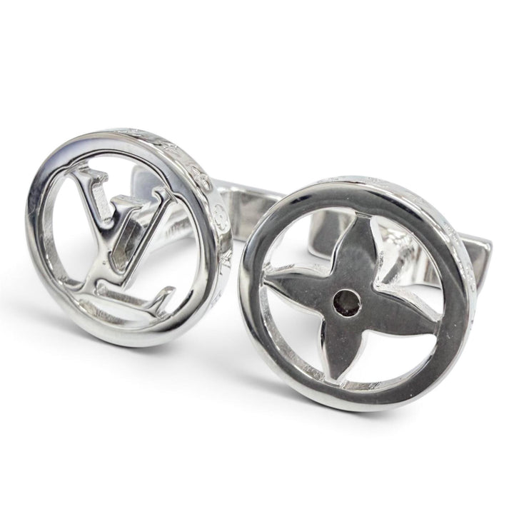 Great LOUIS VUITTON Cufflinks cufflinks LV Catch Bouton de Manchette M80188