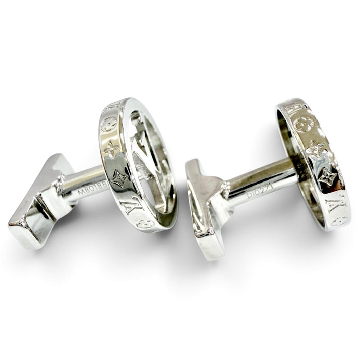 Great LOUIS VUITTON Cufflinks cufflinks LV Catch Bouton de Manchette M80188