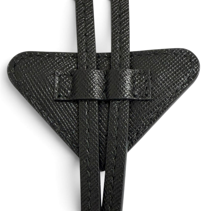 Great PRADA Other accessories Triangle Logo Maltic Loop Tie Bolo Tie black