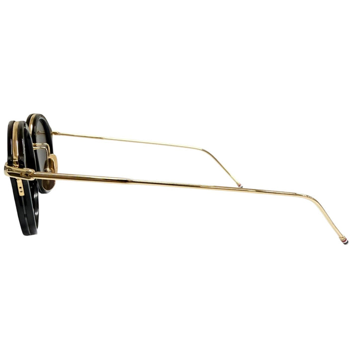 Excellent THOM BROWNE sunglasses Boston Frame gold mens UES011A