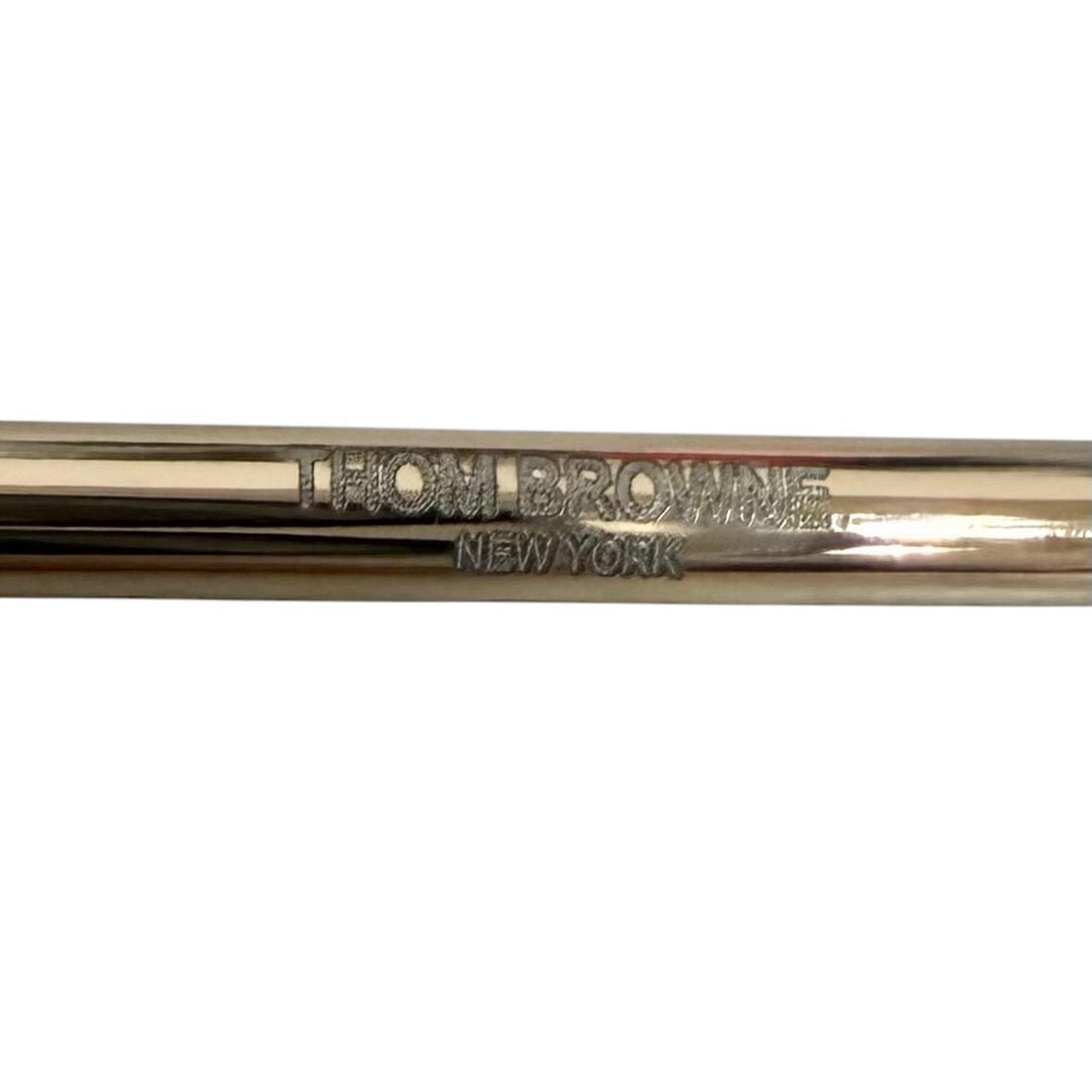 Great THOM BROWNE Glasses Boston Frame gold mens TBX915