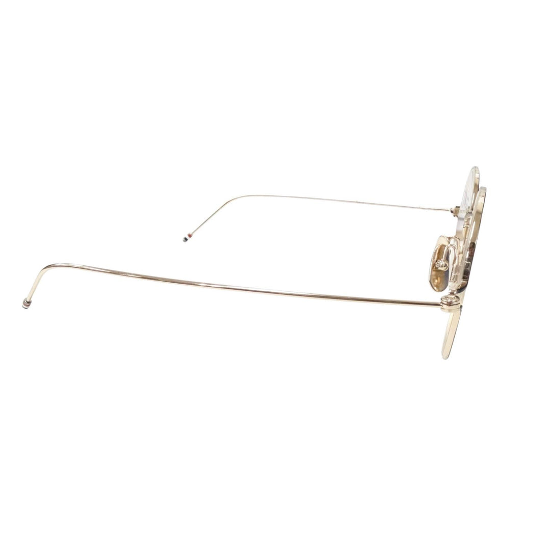 Great THOM BROWNE Glasses Boston Frame gold mens TBX915
