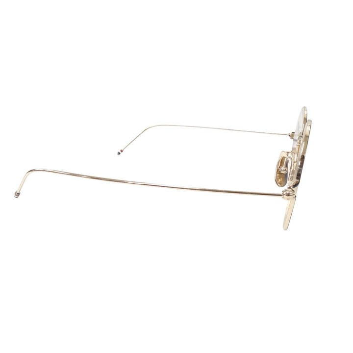 Great THOM BROWNE Glasses Boston Frame gold mens TBX915