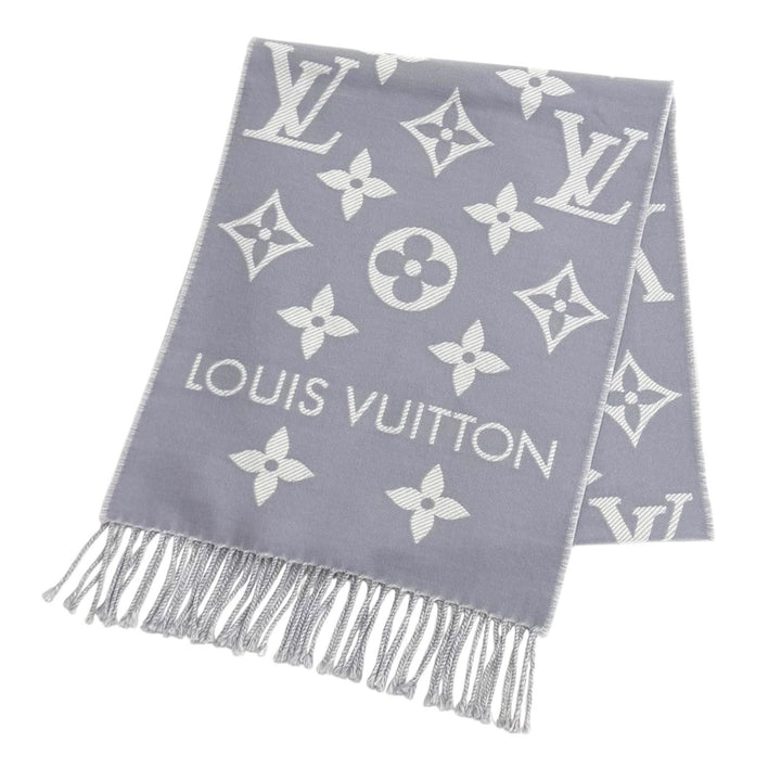 Great LOUIS VUITTON Scarf LV Essential Scarf Monogram fringe wool Women M77727