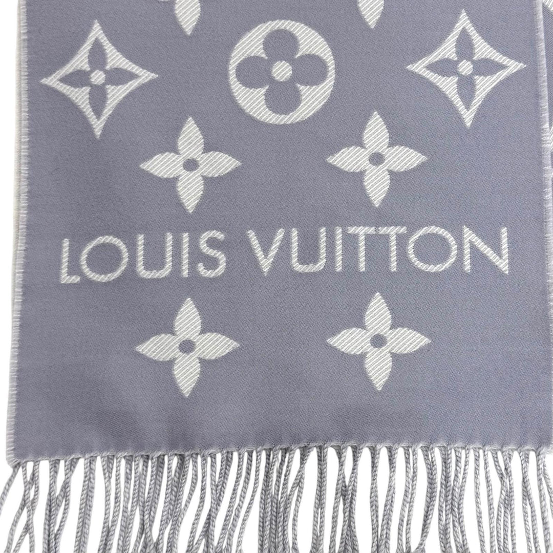 Great LOUIS VUITTON Scarf LV Essential Scarf Monogram fringe wool Women M77727