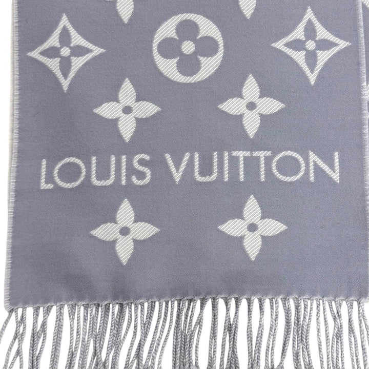 Great LOUIS VUITTON Scarf LV Essential Scarf Monogram fringe wool Women M77727