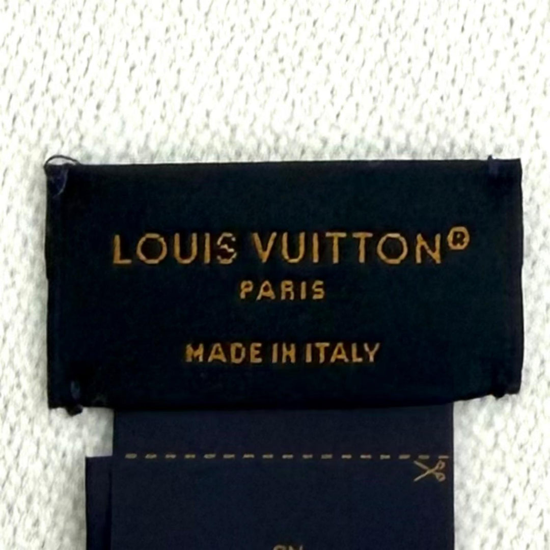Great LOUIS VUITTON Scarf LV Essential Scarf Monogram fringe wool Women M77727