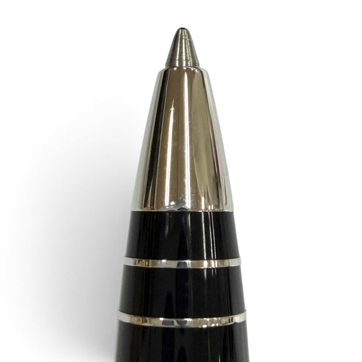 Excellent LOUIS VUITTON Ballpoint pen Dock lacquer Cap type black Resin mens