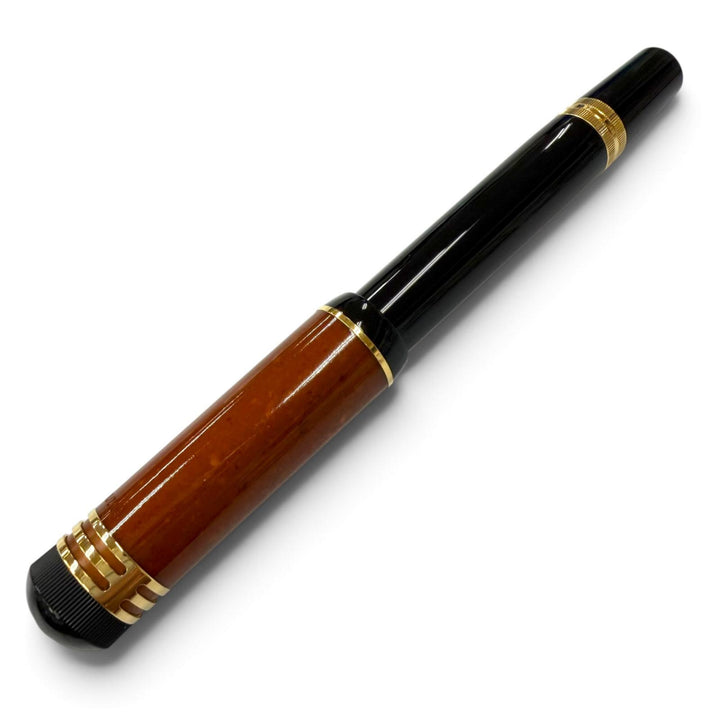 Excellent MONTBLANC fountain pen Author Series 2000: Friedrich Schiller Brown