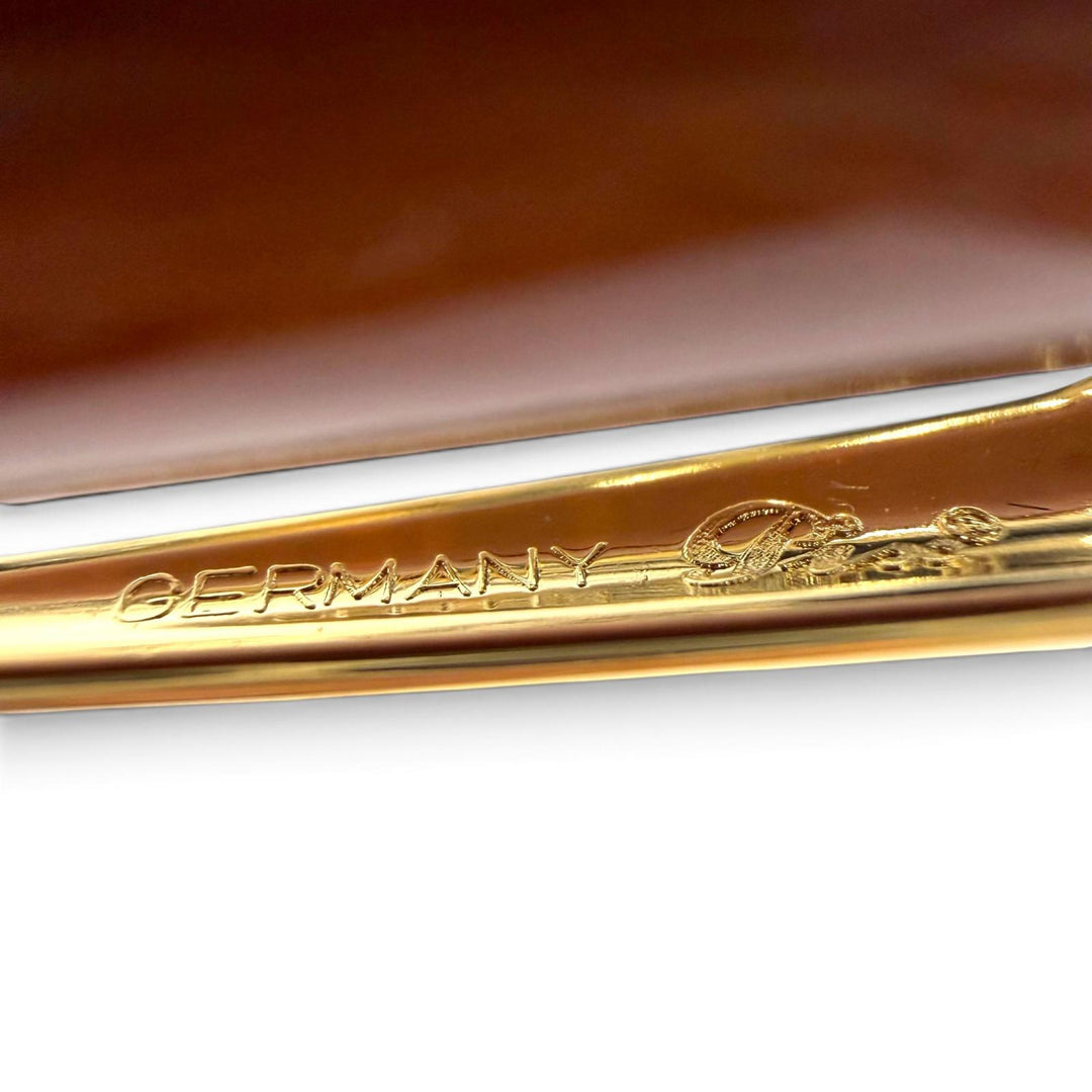 Excellent MONTBLANC fountain pen Author Series 2000: Friedrich Schiller Brown