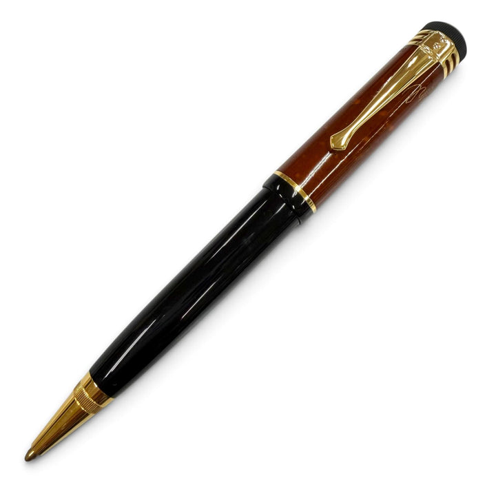 Excellent MONTBLANC Ballpoint pen Author Series 2000: Friedrich Schiller Brown