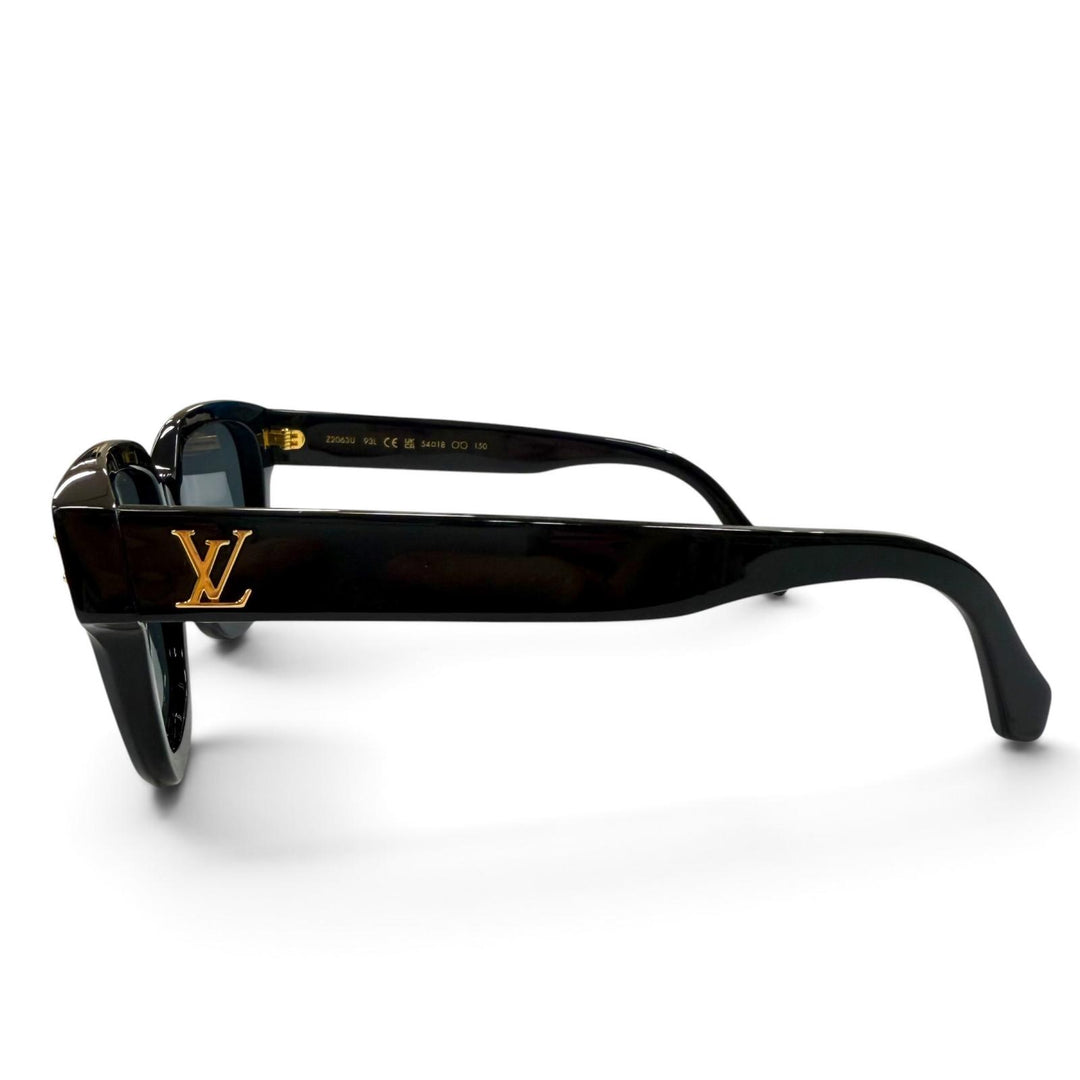 Great LOUIS VUITTON sunglasses LV Confidence Square Ensemble black Z2063U