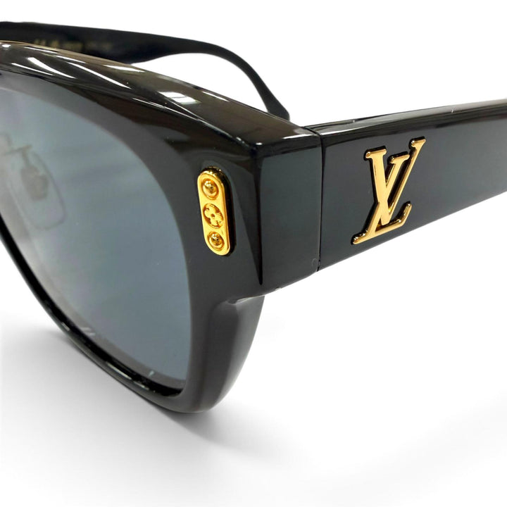 Great LOUIS VUITTON sunglasses LV Confidence Square Ensemble black Z2063U