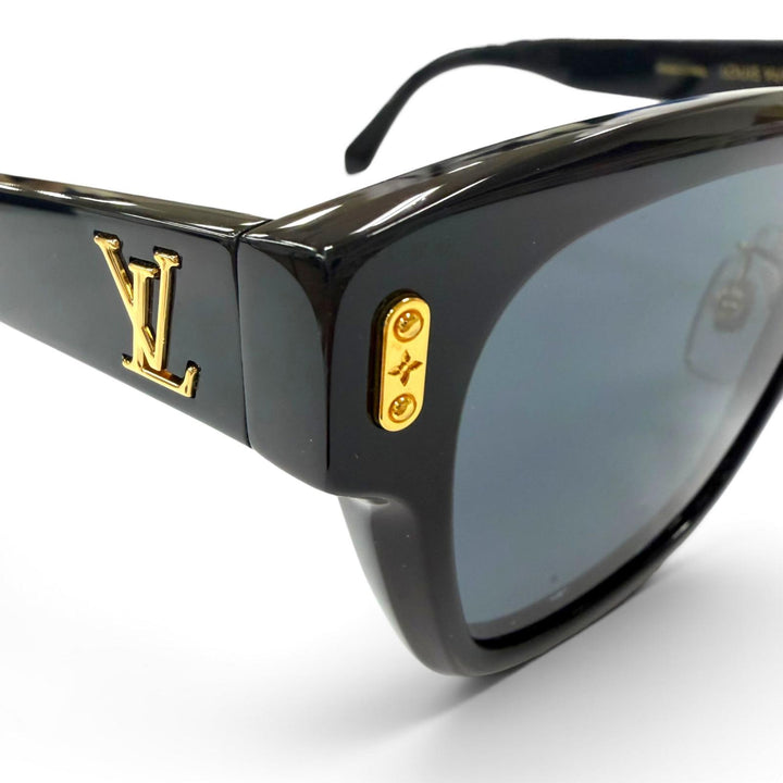 Great LOUIS VUITTON sunglasses LV Confidence Square Ensemble black Z2063U