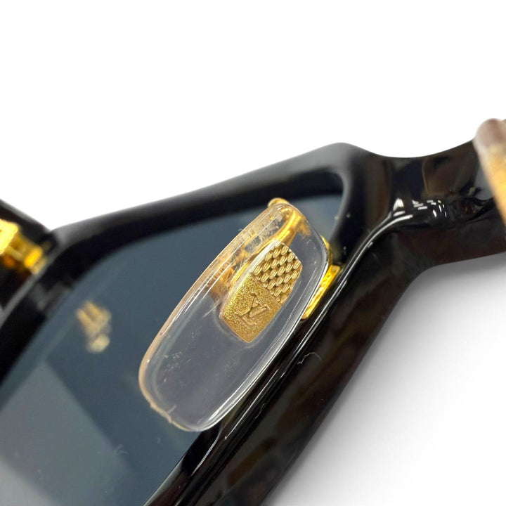 Great LOUIS VUITTON sunglasses LV Confidence Square Ensemble black Z2063U