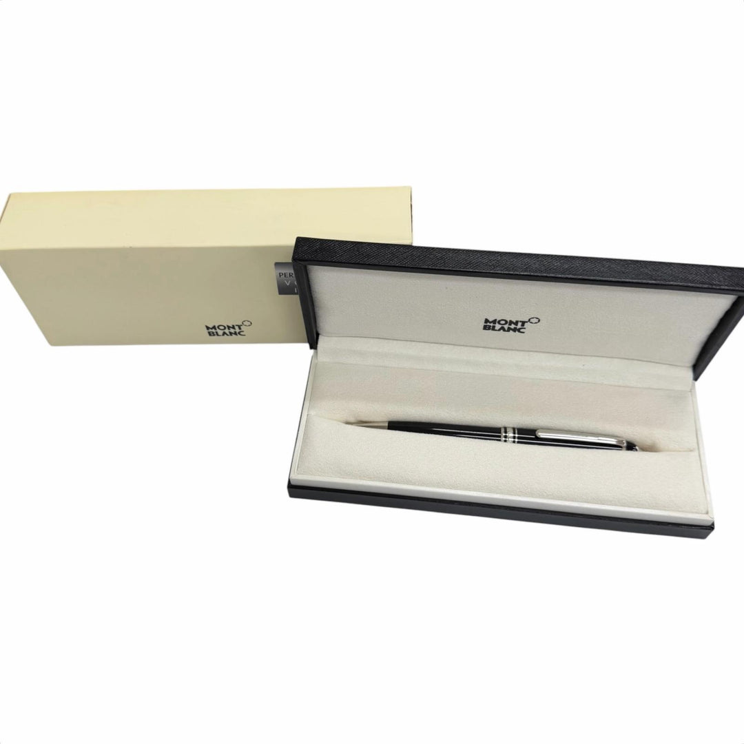 Excellent MONTBLANC Ballpoint pen Meisterstück Pix Classic Platinum Line black