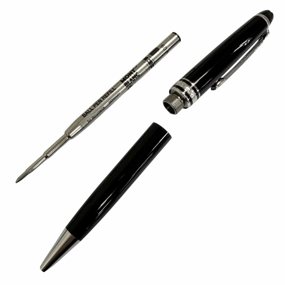 Excellent MONTBLANC Ballpoint pen Meisterstück Pix Classic Platinum Line black