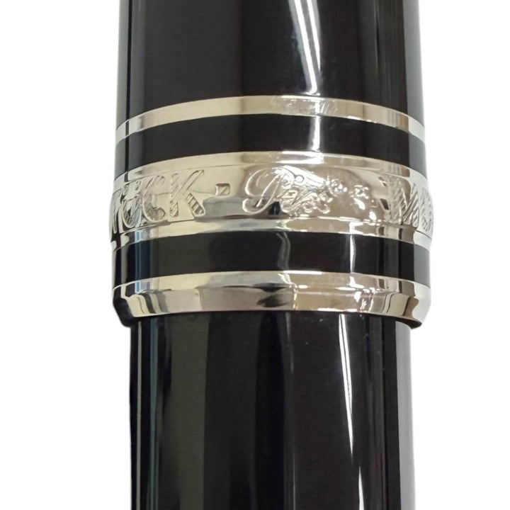 Excellent MONTBLANC Ballpoint pen Meisterstück Pix Classic Platinum Line black