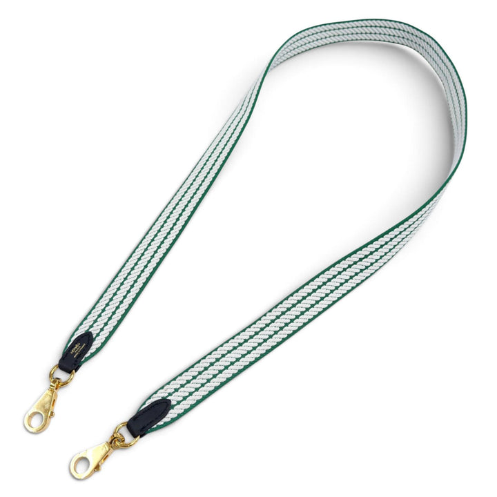 Great HERMES Shoulder strap Bandoulière Sangle Cordage 1"" white canvas Women