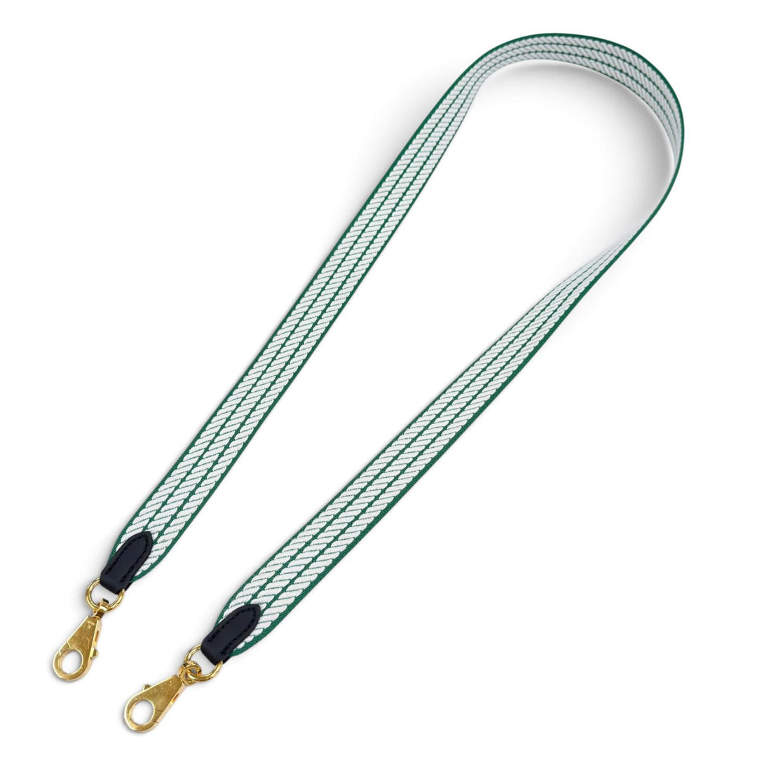 Great HERMES Shoulder strap Bandoulière Sangle Cordage 1"" white canvas Women