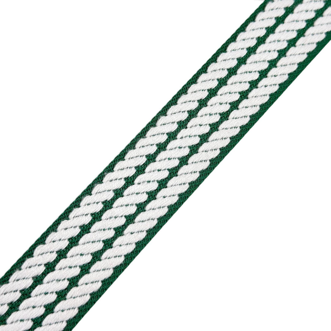 Great HERMES Shoulder strap Bandoulière Sangle Cordage 1"" white canvas Women